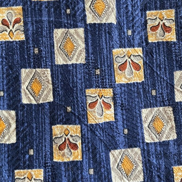 ROBERT TALBOTT Best of Class for Nordstrom - Silk Necktie Designer Geometric Tie - Picture 3 of 6